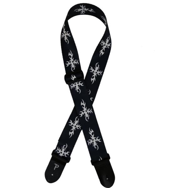 Perri's (ペリーズ) LPCP-7023 2inch POLYESTER B&amp;W CROSS...