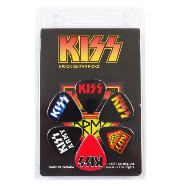 Perri's (ペリーズ)  6PICKS PACK KISS LP-KISS2 キッスモデル6ピ...