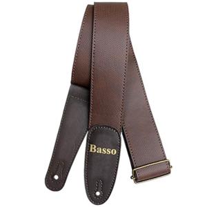 バッソ ギター ストラップ ブラウン Basso Guitar Strap Attack EX 32 Brown