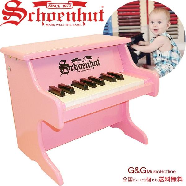 シェーンハット 18鍵盤 ミニピアノ ピンク 18-Key Pink My First Piano ...