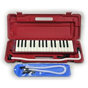 鍵盤ハーモニカ HOHNER ホーナー Melodica メロディカ 32鍵盤 Student 32 Red 赤 立奏用唄口+卓奏用パイプセット MM-P1付   to12too