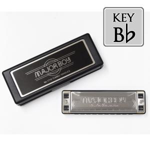 GW店休期間限定ポイントアップ　TOMBO MAJORBOY NO.1710 Key＝B♭（ビーフラット） メジャーボーイ/10ホールズ・ハーモニカ｜gandgmusichotline