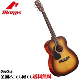 MORRIS F-350LH TS モーリス アコースティックギター タバコサンバースト レフティーモデル（左利き用）｜gandgmusichotline