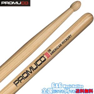 PROMUCO A.HICKORY Hickory 2B プロムコ ドラムスティック アメリカンヒッコリー｜gandgmusichotline