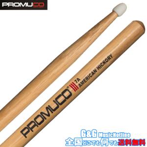PROMUCO Hickory 7A Nylon Tip プロムコ ドラムスティック アメリカンヒッコリー ナイロンチップ