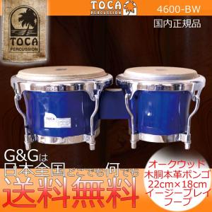 TOCA トカ BONGO 4600-BW カスタムデラックスボンゴ ブルーウッド ボンゴ パーカッション｜gandgmusichotline