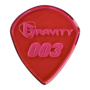 GRAVITY PICK G003 - Standard 1.5mm, Red グラビティー ギターピック｜gandgmusichotline