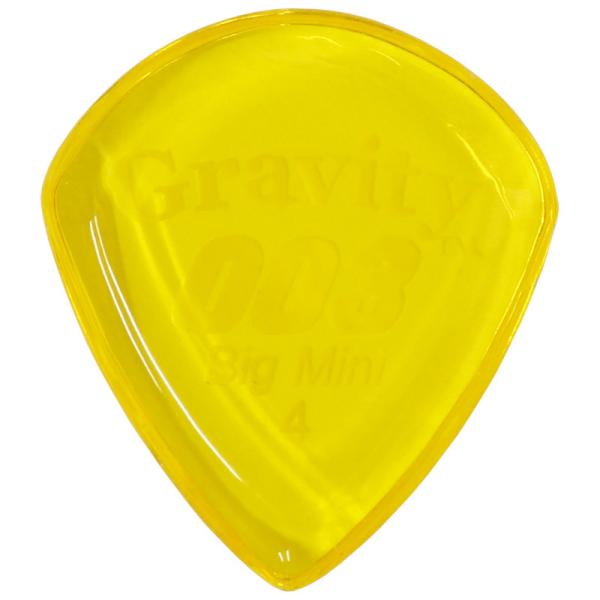 GRAVITY PICK G003B4P - BigMini 4.0mm, Yellow グラビティ...