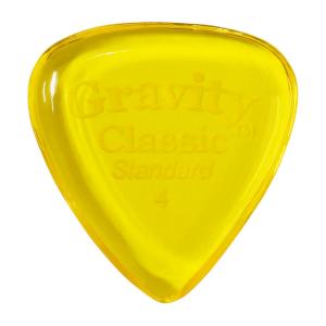 GRAVITY PICK GCLS4P - Classic Standard 4.0mm, Yellow グラビティー ギターピック｜gandgmusichotline