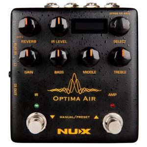 エヌユーエックス アコースティックギターシミュレーター NUX Acoustic Simulator & IR Loader Optima Air｜gandgmusichotline
