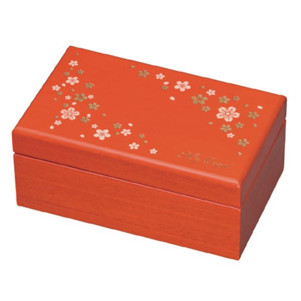 23弁木製宝石箱オルゴール 23弁木製BOXオルゴール／もみじ 茶