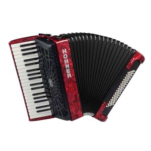 HOHNER ホーナー  クロマチック アコーディオン Bravo III 80 RED｜gandgmusichotline