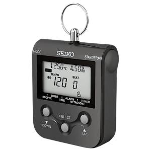 セイコー デジタルメトロノーム ネックストラップスタイル ブラック SEIKO DIGITAL METRONOME DM90B｜gandgmusichotline