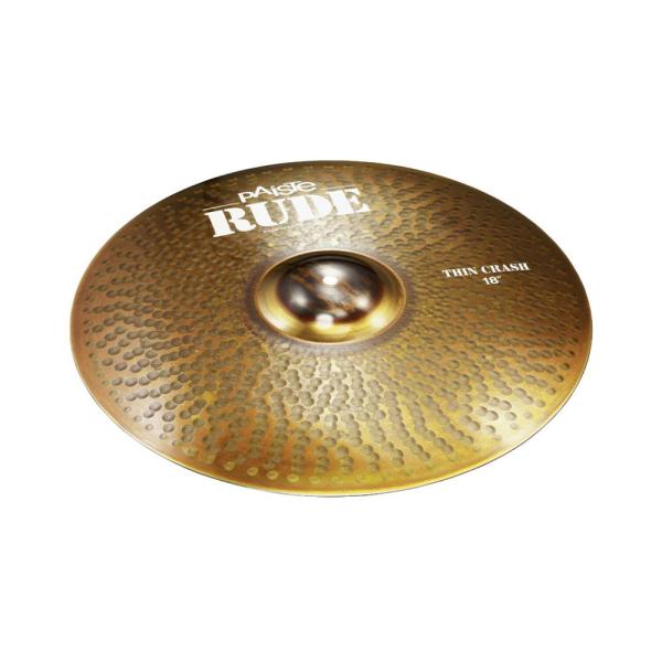 Paiste Cymbals パイステ クラッシュ シンバル RUDE Thin Crash 18イ...