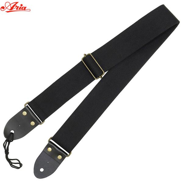 アリア ギターストラップ ブラック Aria Strap Guitar/Bass SPS-2000 ...