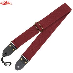 アリア ギターストラップ ワインレッド Aria Strap Guitar/Bass SPS-2000 WR
