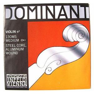 Thomastik INFELD DOMINANT バイオリン弦（E線4/4用） E130MS スチール/アルミ巻/ループエンド×1本｜gandgmusichotline