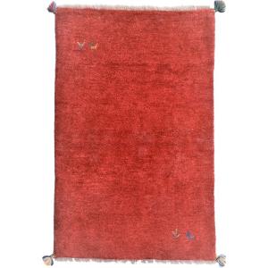 ペルシャ絨毯ギャベ　マット　約80×120 ｃｍ　玄関マット　手織り絨毯