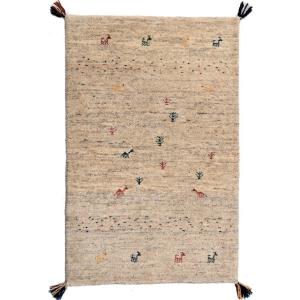 ペルシャ絨毯ギャベ　マット　約80×120 ｃｍ　玄関マット