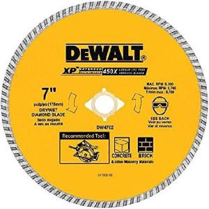 特別価格DEWALT DW4702 Industrial 7-Inch Dry or Wet Cutting Continuous Rim Diamond Saw Blade with 5/8-Inch and Diamond Knockout Arbor並行輸入｜gandm-store