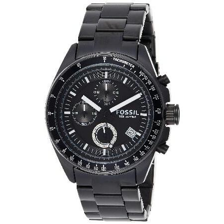 Fossil Decker Men&apos;s 42mm Chronograph Black Steel B...