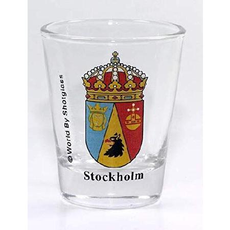 Stockholm Sweden Coat Of Arms Shot Glass並行輸入
