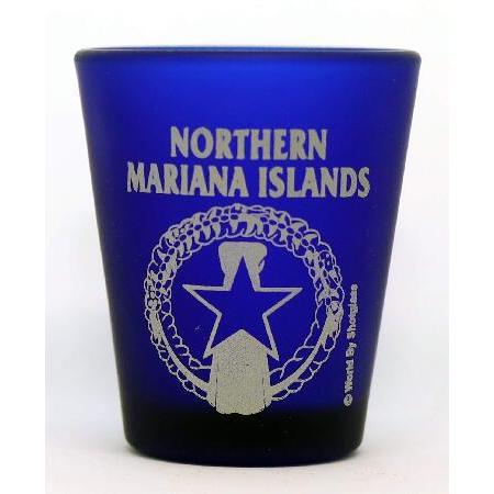 北マリアナ諸島の国章ショットガラス並行輸入