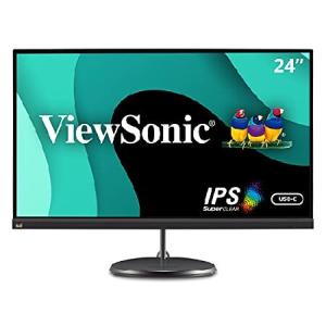 特別価格ViewSonic VX2485-MHU 24 Inch 1080p Frameless IPS Monitor with USB 3.2 Type C並行輸入