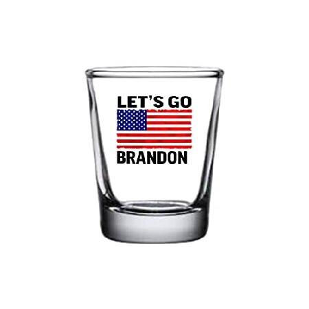 Funny Let&apos;s Go Brandon ショットグラス 共和党や保守主義者へのギフト並行輸入