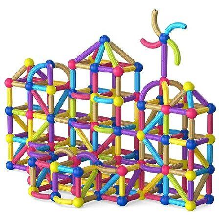 特別価格Asago Magnetic Blocks Building Toys for Toddle...