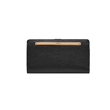 Fossil Women&apos;s Liza Leather Wallet Slim Minimalist...