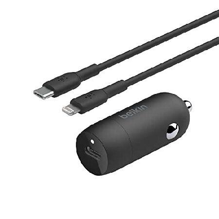 Belkin Boost↑Charge(TM) 30W 高速車載充電器 コンパクトデザイン USB-...