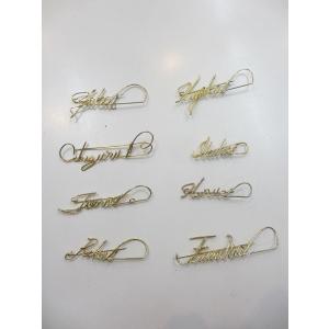 ネームブローチハンドメイド手作り商品