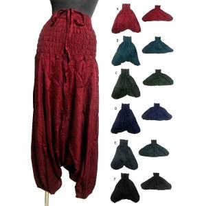 エスニックサルエルパンツ 2WEYサロペットエスニック衣料 エスニックアジアンファッション