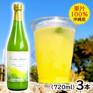 沖縄 山原産シークワーサー 一番搾り 500ml×6本 /果汁100％ 原液