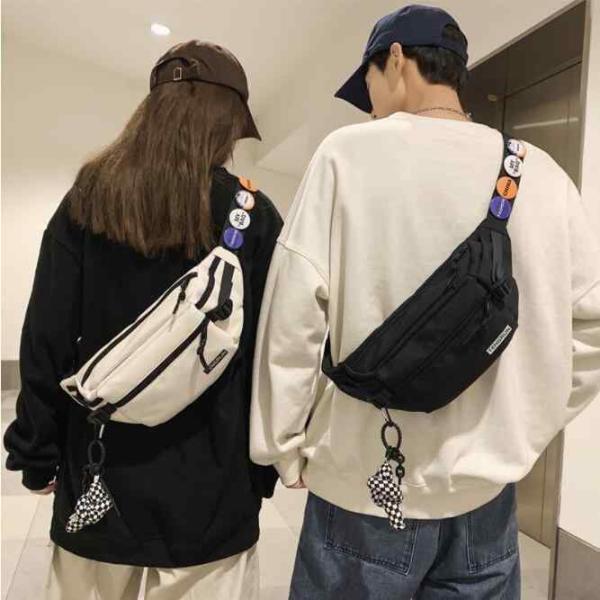 ボディバッグ メンズ 大きめ ウエストポーチ 仕事用 ミニショルダーバッグ スポーツ ワンショルダー...