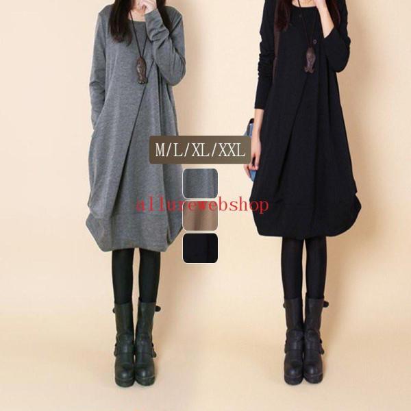 お呼ばれ ワンピースショート丈 ワンピースレディースワンピース春 大きいサイズ長袖 ワンピース リゾ...