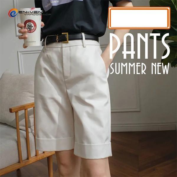 レディース ハーフパンツ ショートパンツ スラックス 短パンツ 半ズボン ボトムス 大きいサイズ ス...