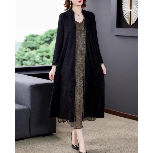 セットアップ ワンピース アンサンブル レディース パーティードレス 結婚式 お呼ばれドレス 60代...