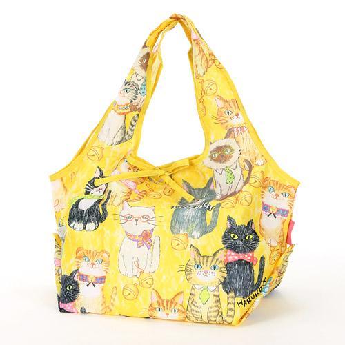2WAYエコバッグ 猫が整列したら DESIGNERS JAPAN 猫柄