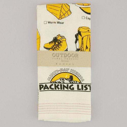 てぬぐいタオル 布ごよみ HIKING ハイキング 今治の日本製