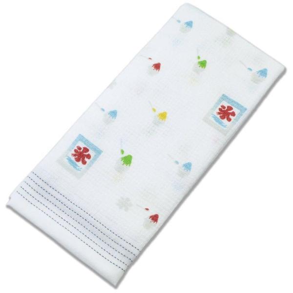 てぬぐいタオル 布ごよみ かき氷 今治の日本製 夏