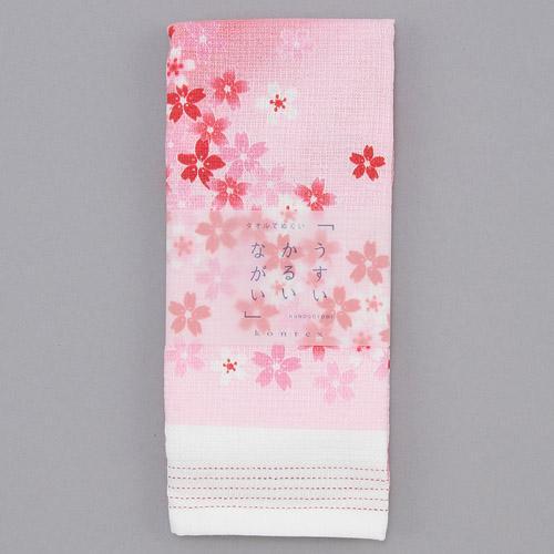 てぬぐいタオル 布ごよみ しだれ桜 今治の日本製 富士山