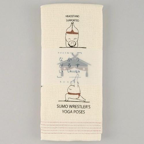 てぬぐいタオル 布ごよみ すもうヨガ 今治の日本製 相撲