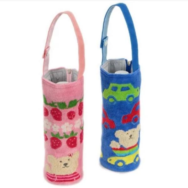 ペットボトルホルダ レインボーベア わくわく ペットボトルケース 今治タオルの日本製