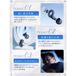耳栓 睡眠用 高性能 遮音 シリコン 睡眠 ラ...の詳細画像4