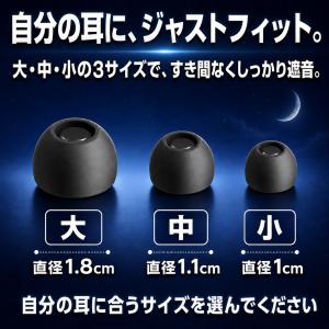 耳栓 睡眠用 遮音 シリコン 痛くない いびき...の詳細画像4