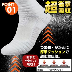 スポーツソックス メンズ レディース 靴下 ラ...の詳細画像4