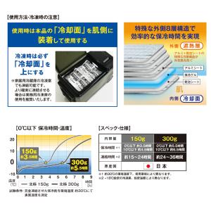 コーコス 北極 保冷剤 300g 作業服 空調...の詳細画像1