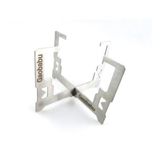 ガオバブ(Gaobabu)Gaobabuマルチクロス五徳(収納袋付き) 五徳 ミニ アルコールバーナ...